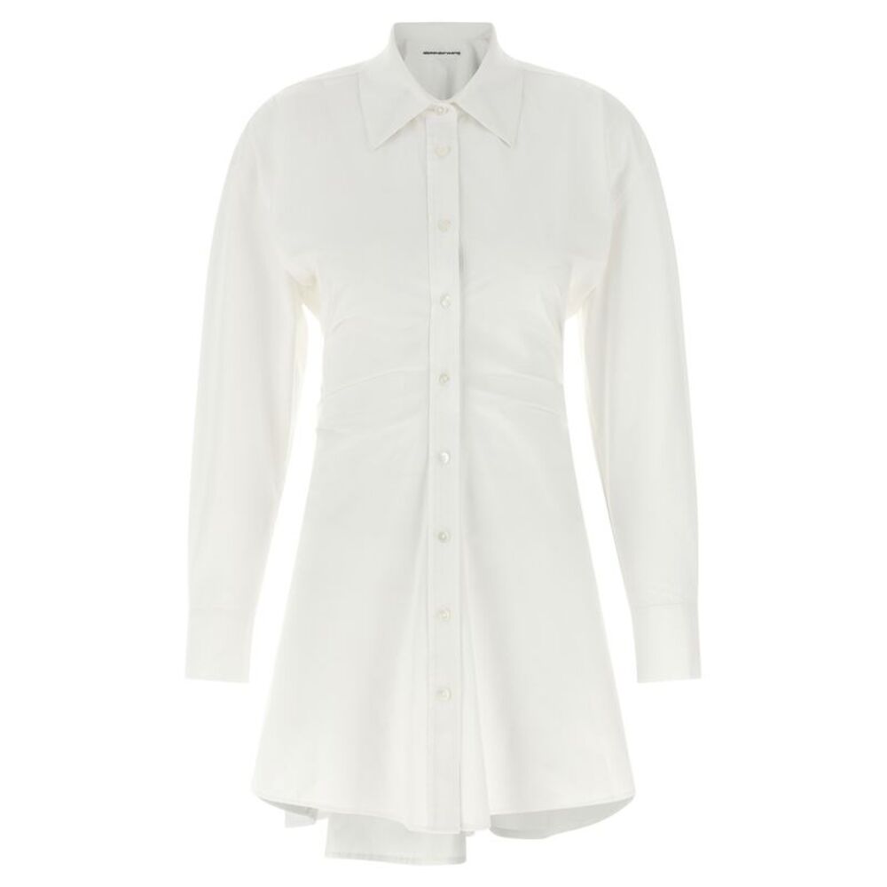 Alexander Wang White Cotton Short Women's Dress
